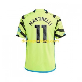 Koszulka Arsenal Gabriel Martinelli 11 Wyjazdowe Koszulki Piłkarskie 2023-2024 Krótki Rękaw